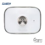 TAVA INALTA CUPTOR DIN ALUMINIU TURNAT + CAPAC 39 x 26 x 8.5 CM,  6 L, NICOLAI TAND, ORIGINI, COOKING BY HEINNER - Image 4