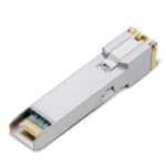 "10GBASE-T RJ45 SFP+ Module SPEC: 10Gbps RJ45 Copper Transceiver, Plug and Play with SFP+ Slot, Support DDM (Temperature and Voltage), Up to 30 m Distance (Cat6a or above)"