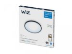 Plafoniera LED WiZ SuperSlim, Wi-Fi, Bluetooth, 16W, 1500 lm, luminaalba(2700-6500K), IP20, 29.2cm, Metal/Plastic, Negru - Image 3