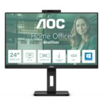 Monitor AOC 23.8" 24P3CW, Diagonal (inch): 23.8, Diagonal (cm): 60.5, Aspect ratio: 16:9, Panel: IPS, Resolution: 1920x1080, Refresh Rate: 75Hz, Response time GtG: 4ms, Brightness (max): 300 cd/m², Contrast (static) : 1000:1, Contrast (dynamic): 50M:1, Viewing angle: 170º(R/L), 170º(U/D), Color