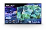 Televizor, Sony, Seria A95K, XR65A95KAEP, 2022, 65" - 164CM, QD-OLED, Smart TV, 4K, Titanium Black, Plat, Google TV, Mirroring iOS, Android, XR Cognitive Processor, HDR 10 XR Triluminos Max, 100 Hz, DVB-T/T2//C/S/S2, 2.2, 40 W, Wi-Fi, Bluetooth, 2 x HDMI 2.0,  1 x  RJ-45, CI+ slot, 2 x