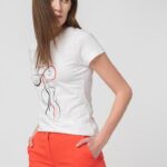 TSHIRT CASUAL F DOAMNA CU... WHITE-XS