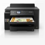 Imprimanta inkjet color CISS Epson L11160, dimensiune A3+, viteza max 32ppm alb-negru, 32ppm color, rezolutie printer 4800 x 1200 dpi, alimentare hartie 550 coli, imprimare fara margini, duplex, interfata: USB, Ethernet, WiFi, Wi-Fi Direct, consumabile: (se livreaza cu un set initial de cerneluri BK