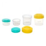 Set 8 recipiente cu capac pentru stocare hrana copii , 4*80ml + 4*220ml, U-Grow - Image 5