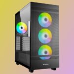 Carcasa Sharkoon C50 BLACK RGB Mid Tower NEGRU