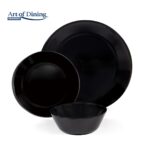 SERVICIU MASA DIN OPAL NEGRU 18 PIESE, CATANIA, ART OF DINING