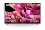 Televizor, Sony, Seria X90K, XR75X90KAEP, 2022, 75" - 189CM, LED, Smart TV, 4K, Dark Silver color, Frame color - Black, Plat, Google  TV, Mirroring iOS, Android, XR Cognitive Processor, HDR 10, HLG Triluminos PRO, 100 Hz, DVB-T/T2//C/S/S2, 2, 30 W, Wi-Fi, Bluetooth, 2 x HDMI 2.0, 1 x RJ-45,