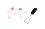 HP Gaming Keycaps Full set, HyperX Pudding, US Layout, Pink PBT - Image 2