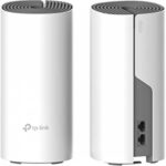 TP-Link Sistem Mesh Wi-Fi pentru întreaga casă AC1200, DECO E4(2-PACK);2 10/100Mbps WAN/LAN Ports, 1 Power Port, SDRAM: 128 MB, Flash:16 MB, 2 internal dual-band antennas per Deco unit, Standarde Wireless:IEEE 802.11 ac/n/a 5 GHz, IEEE 802.11 b/g/n 2.4 GHz, Frecvență: 2.4 GHz and 5 GHz, Rată de