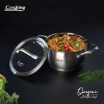 CRATITA INOX+CAPAC 16X9 CM, 1.8L, NICOLAI TAND, ORIGINI, COOKING BY HEINNER - Image 3