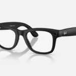 Ray-Ban Meta Wayfarer Gen 2 AI Glasses Matte Black/Clear (Large)