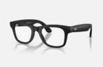 Ray-Ban Meta Wayfarer Gen 2 AI Glasses Matte Black/Clear (Large)
