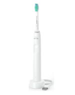 Periuta de dinti sonica electrica PHILIPS Sonicare Seria 2100 HX3651/13, 31000 miscari/minut, Cronometru Quadpacer si SmarTimer, Design ergonomic subţire, 1 capat de periere, Alb, L x A x I (mm) 109x63x220