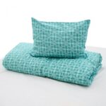 Set de pat single bumbac, 92 gsm, River - Image 5