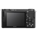 Body Aparat foto SONY Alpha ZV-E10 Mirrorless dedicat pentru Vlogging, 24 MP, ISO 100-32.000 (Extins: 50-51.200), 1/4000s, 4K @30, S D/SDXC/SDHC, Rafala 11 cps, Wi-Fi, Senzor APS-C, Montura Sony E - Image 2