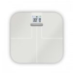 Cantar inteligent Garmin Index S2, Dimensiuni: 320 x 310 x 28 mm, autonomie baterie: până la 9 luni; foloseşte 4 baterii AAA (incluse), Compatibil cu BLE: Da, compatibil cu ANT: Da, Wi-Fi: Da, 2,4GHz, Limită de greutate:181,4 kg, greutate 2kg, alb"