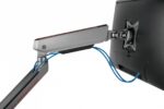 Brat pentru monitor, Material: Oțel, Aluminiu, Plastic, Suprafață finisaj : acoperire cu Pulbere, Culoare: Alb Texturat Fin, Gri Spațial, Dimensiune compatibila ecran: 27"-45", tehnologie arc, Greutate maxima (pe ecran): 5~14 kg, Greutate maxima pentru ecran curbat (pe ecran): 5~12 kg - Image 9