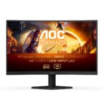 Monitor AOC 27" C27G4ZXE, Curvature: 1500R, Diagonal (inch): 27, Diagonal (cm): 69, Aspect ratio: 16:9, Panel: VA, Resolution: 1920x1080, Refresh Rate: 280Hz, Response time GtG: 1ms, Response time MPRT: 0.3ms, Brightness (max): 300 cd/m², Contrast (static) : 4000:1, Contrast (dynamic): 80M:1