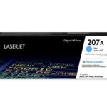 Toner HP W2211A cyan, 1250 pagini NR.207A HP LASERJET PRO M255DW, M282NW, M283FDN, M283FDW.