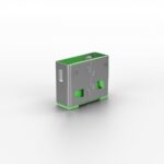 Adaptor USB Locks Lindy, 10 USB, verde - Image 2