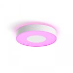 Plafoniera LED RGB Philips Hue Xamento, Bluetooth, 52.5W, 3700 lm ,luminaalba si color (2000-6500K), IP44, 42.5cm, Alb