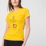 TSHIRT CASUAL F CAL PEGAS YELLOW-XL