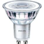2 Becuri LED Philips Classic Spot, GU10, 4.6W (50W), 355 lm, luminacalda(2700K)