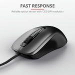 Mouse Trust Carve, USB Mouse, negru - Image 6