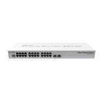 Cloud Router Switch, CRS326-24G-2S+RM, 800 MHz CPU, 512MB RAM,24xGigabit LAN, 2xSFP+ cages, RouterOS L5 or SwitchOS (dual boot), 1Urackmount case, PSU.