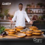 TIGAIE ALUMINIU TURNAT + CAPAC 26x5CM, NICOLAI TAND, ORIGINI, COOKING BY HEINNER - Image 9