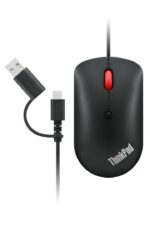 Mouse LENOVO ThinkPad USB-C Wired Compact Mouse, 2400 dpi, Negru