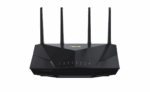 ASUS AX5400 Dual-band Wi-FI 6 Router RT-AX5400,Standarde wireless: IEEE 802.11a, IEEE 802.11b, IEEE 802.11g, WiFi 4 (802.11n), WiFi 5 (802.11ac), WiFi 6 (802.11ax), Procesor: 1.5 GHz tri-core, Memorie: 256 MB Flash, 512 MB RAM, 574+4804 Mbps, 4 x antene externe, Interfata: RJ45 for Gigabits BaseT - Image 2
