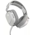 Casti Gaming Head-band Corsair HS80 MAX WIRELESS, Fara Fir, Noise-canceling, Alb - Image 3