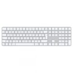 Apple Magic Keyboard (2024) w Touch ID and Numeric Keypad - Romanian - White Keys