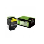 Toner Lexmark 80C20YE, yellow, 1 k, - CX510de, CX410de, CX410e,CX510dhe, CX510dthe, CX410dte, CX310dn, CX310n.