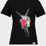 TRICOU PASARE FLORI DAMA XS