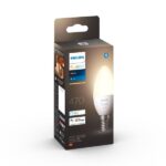 Bec LED inteligent Philips Hue B39, Bluetooth, E14, 5.5W, 470 lm ,luminacalda (2700K)