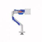 Suport monitor Serioux MM101-C012WH, arc cu gaz, compatibilitate dimensiune ecran 24"-57", greutate maximă suportata: 2~30 kg, VESA: 75x75, 100x100, 100x200, 200x100, 200x200, inclinare: +70°~-45°, pivotare: +90°~-90°, rotația ecranului: 360° - Image 5