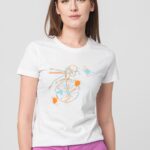 TSHIRT CASUAL F BICICLETA COLOR WHITE-L