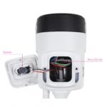 Camera supraveghere video PNI House IP52LR 2MP 1080P wireless cu IP de exterior si interior si slot microSD, mod noapte, Senzor imagine: CMOS 1/2.8", lentila: 3.6mm, Unghi de vizualizare: 80°, Compresie imagine: H.264, 30 FPS, Microfon integrat, Difuzor integrat, wireless: 2.4 Ghz 802.11b/g/n - Image 7