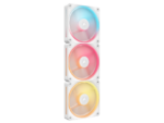 Ventilator Carcasa CORSAIR iCUE LINK LX120-R RGB, 12 cm, 2400 RPM, 3 ventilatoare, RGB - Image 2
