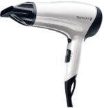 Uscator de par Remington D3015, 2000W, 3 temperaturi, 2 trepte de viteza, Alb-negru