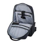 Rucsac Spacer pentru notebook de max. 15.6″, 1 compartiment, buzunar frontal x 2, buzunar lateral x 2, waterproof, poliester, albastru - Image 4