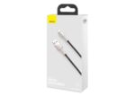 CABLU alimentare si date Baseus Cafule Metal, Fast Charging Data Cable pt. smartphone, USB la Lightning Iphone 2.4A, 2m, negru - Image 2