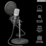 Microfon Trust GXT 252 Emita Streaming, tip Condenser, USB - Image 2