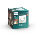 Spot LED Philips myLiving Star, 4.5W, 500 lm, lumina calda (2200-2700K) ,IP20, 11cm, Metal, Alb - Image 3