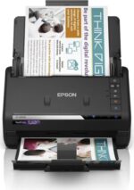 Scanner Epson FASTFOTO FF-680W, dimensiune A4, tip sheetfed, viteza scanare: 46ppm alb-negru si color, rezolutie optica 6400x9600dpi, senzor CIS, Duplex, software : Epson ScanSmart,  Formate iesire: JPEG, TIFF, PDF, searchable PDF, PDF/A, interfata: USB 3.0, Wireless LAN IEEE 802.11b/g/n (WiFi 4), - Image 2