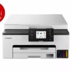 CANON MAXIFY GX2040 COLOUR INKJET MFP, Format A4, Functii: Printare, scanare, fax) Rezolutie printare 600 x 1200 dpi, Viteza imprimare: 15 ipm mono, 10 ipm color, Duplex, Capacitate hartie: 250 coli, Scanner CIS, Rezolutie scanare: 1200 x 2400 dpi, Viteza copiere: ESAT/Simplex ADF (color): aprox