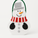 Prosop de bucatarie cu gentuta Snowman