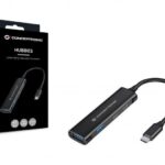 CONCEPTRONIC HUBBIES12B 4-Port USB 3.2 Gen 1 Hub, USB-C x 2, USB-A x 2, Aluminum Case, 24 x 92 x 12 mm